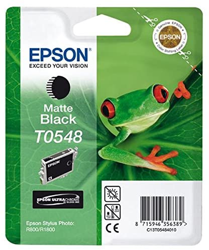 Epson Original Ink Cartridge T0548 Matte Black, Genuine, 1
