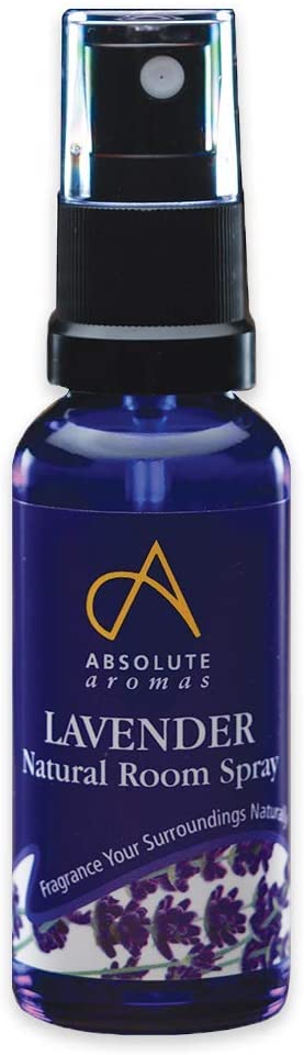 Absolute Aromas Natural Lavender Room Spray with Pure Lavender Essential Oil, A Light, Crisp and Calming Aroma, 100% Pure