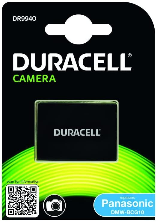Duracell DR9940 Replacement Digital Camera Battery for Panasonic DMW-BCG10 Battery, 9.0 cm*41.0 cm*30.0 cm