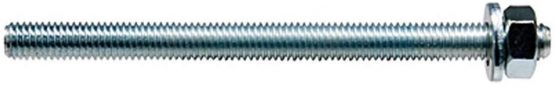 fischer 44974 FIS A M Threaded Rod, Zinc