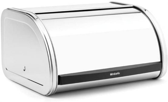 Brabantia 339585 Roll Top Bread Bin, Medium - Brilliant Steel - Image 2