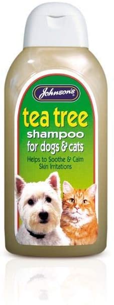 Johnsons Tea Tree Soothing Shampoo for Dogs 400ml, Clear, 400 ml (Pack of 1)