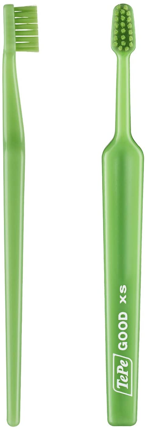 TePe Good Compact Toothbrush, Soft, Assorted Colours, 1pc, Soft Toothbrush for Adults Sustainable Toothbrush
