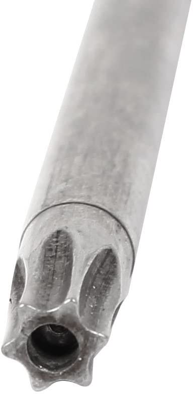 sourcing map 100mm Long 1/4" Hex Shank T30 Magnetic Torx Security Screwdriver Bits, H1/4*100mmL*T30 1pcs - Image 2