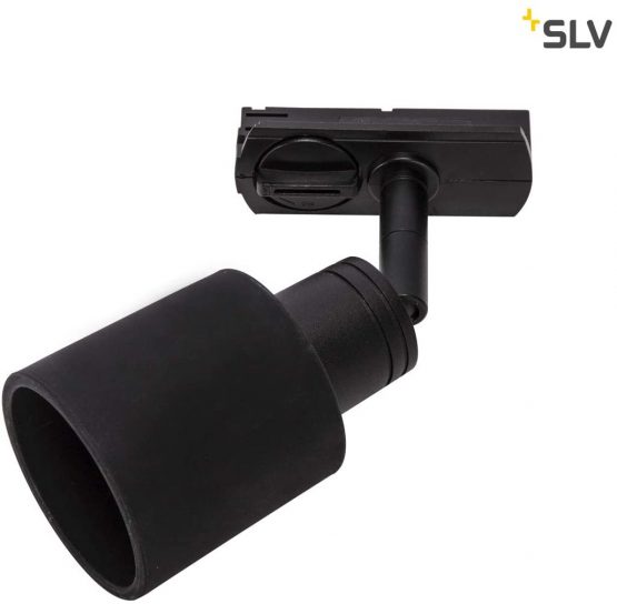 SLV 1-Phase Puri, LED spot, Spotlight, Ceiling, Track System, Indoor Lighting / GU10 10W Black, Aluminium, 10 W - Image 4