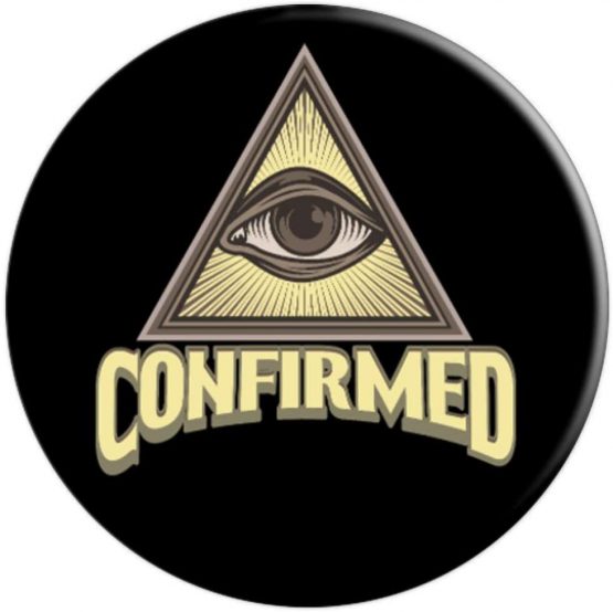 Alien Eye Secret Illuminati Society Confirmed Egyptian PopSockets Grip and Stand for Phones and Tablets - Image 3