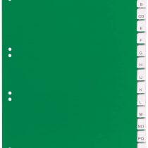 Durable 6222-05 Index Plastic Blank DIN A4 Pack of 15 Green