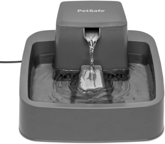 PetSafe Pet Fountain, Suitable for Small Dog and Cat Households, Easy-to-clean Design, Filter Included, Drinkwell, 1.8 Litres