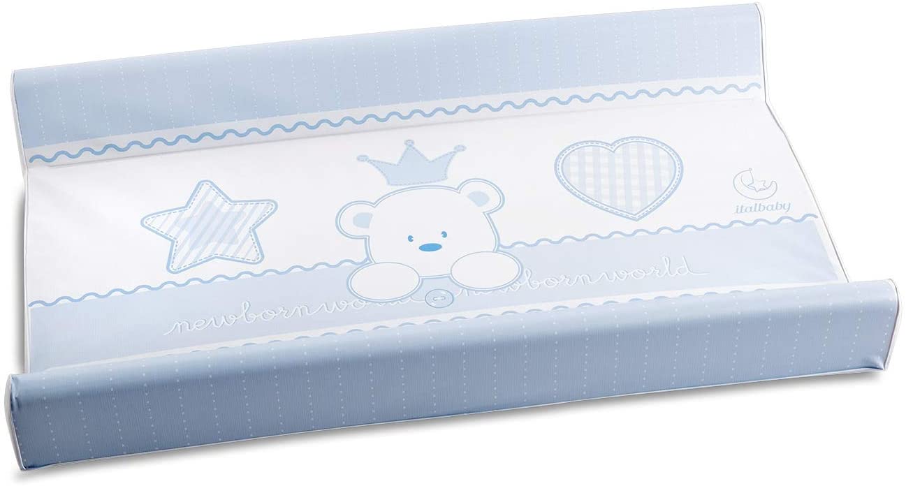 Italbaby Baby Re 050.6010-28 Changing Mat Light Blue, Baby Re Light Blue, 1 Unità (Confezione da 1)