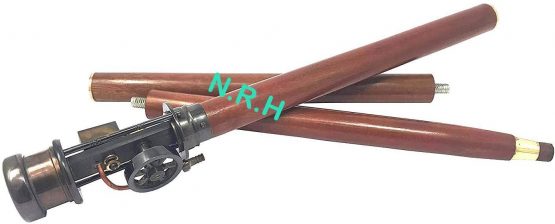 Nautical Walking Cane Stick With Working Steam Engine Model - Image 4