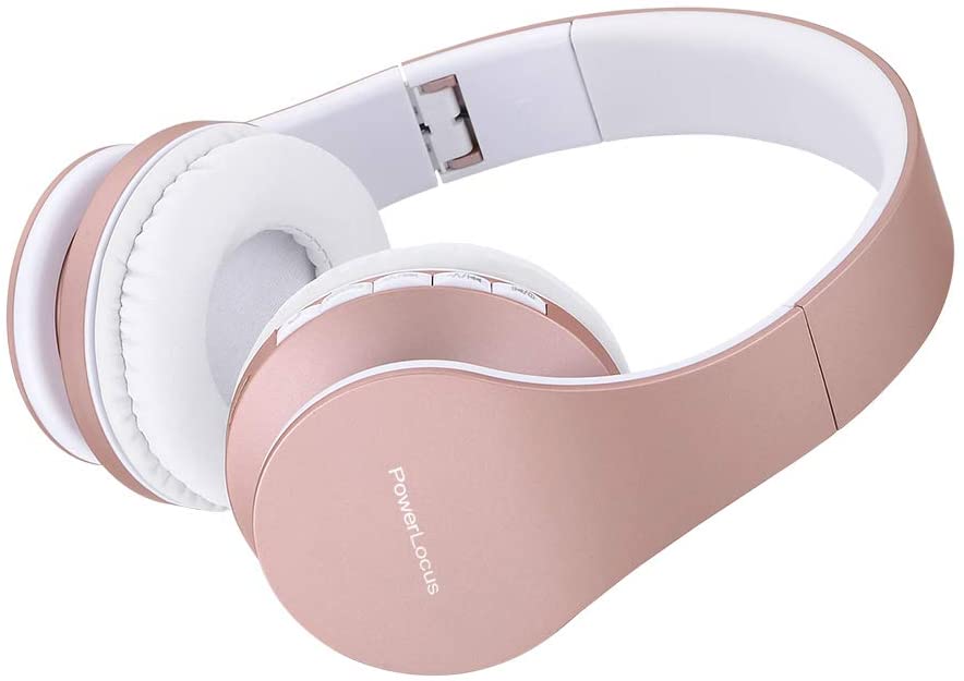 PowerLocus Wireless Bluetooth Over-Ear Stereo Foldable Headphones - Image 4