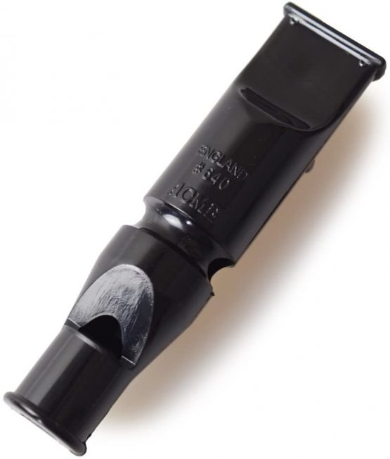 ACME No. 640, Doubletone Dog Whistle, Black