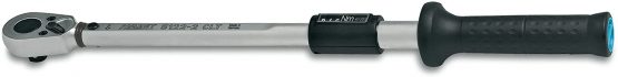 Hazet 5122-2CLT Torque Wrench 1/2" 40-200Nm, Black/Blue/Silver - Image 2