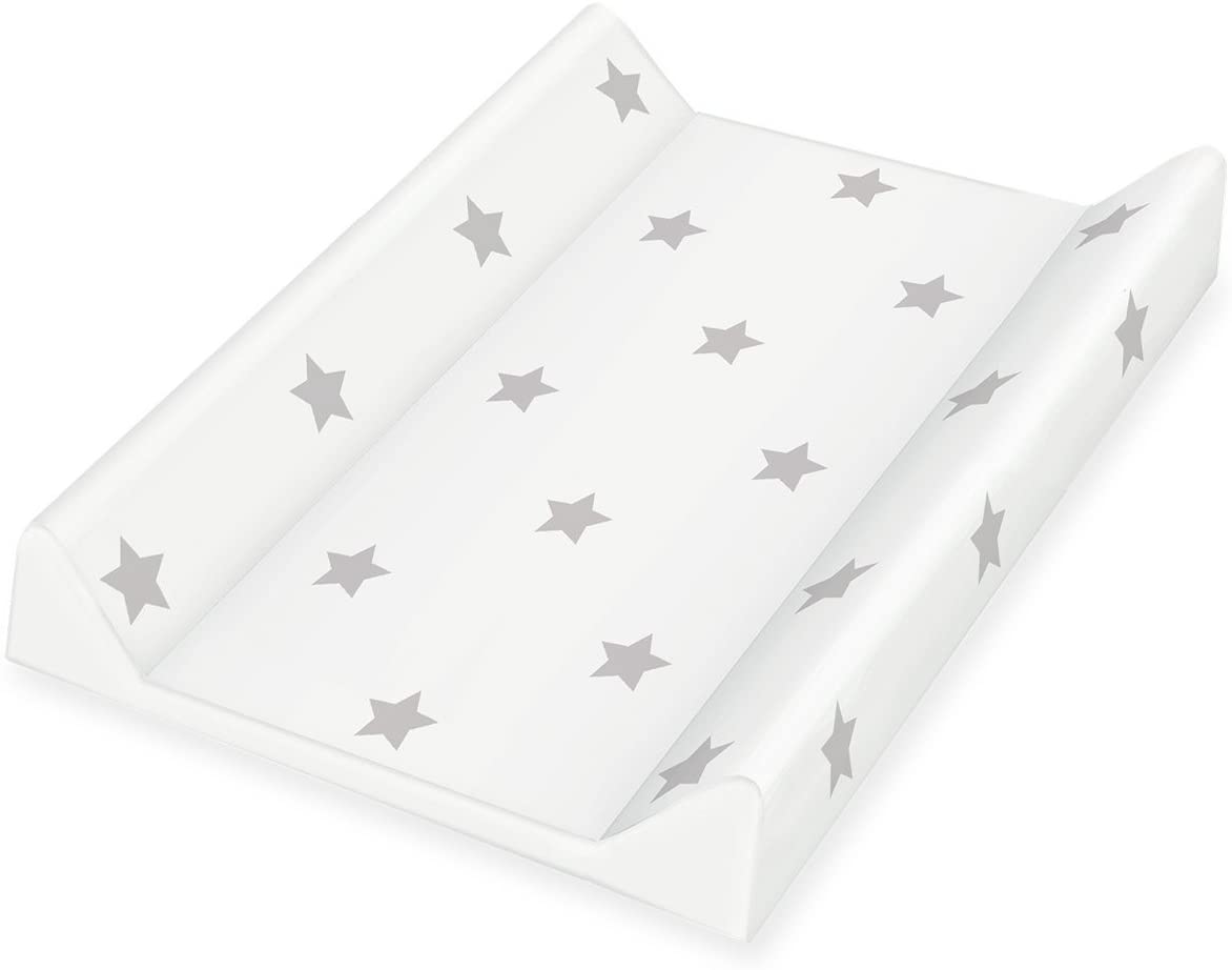 Pinolino 72022-8 Changing Mat Foil, Stars, Grey, Pack of 1, Design 'Stars', grey, 1 Stück (1er Pack)