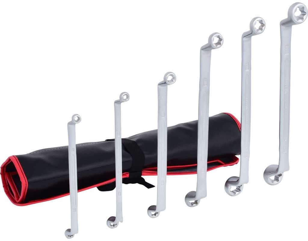 KS Tools 911.0360 E6-E24 Classic Ring Spanner Set Extension(6 Pieces), Chrome - Image 2