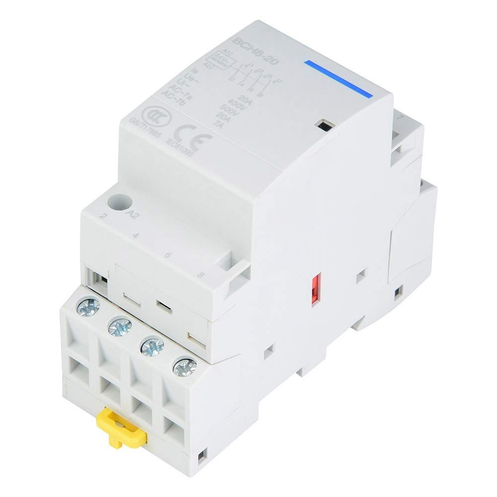 20A 4 Pole DIN Rail Mount AC Contactor Household AC Contactor 4NO 50/60HZ 220V/230V(220V/230V) contattore 4 poli bobina 220v - Image 2