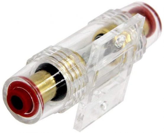 Carviya 4-8 Gauge AWG in-line Waterproof Fuse Holder with Two 30Amp AGU Type Fuses For Car Audio/Alarm/Amplifier/Compressors (30Amp 1 Pack) - Image 2