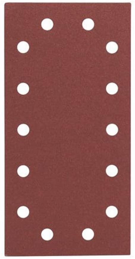 Bosch 2608607934 115 x 230 mm Sanding Sheets for Orbital Sanders, Blue, 115mm x 230mm
