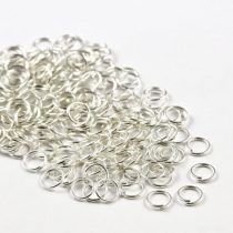Angel Malone 100 x SILVER Superior Super Strong Metal Jump Rings Jewellery Making Findings - UK SELLER (10mm x 1.2mm)