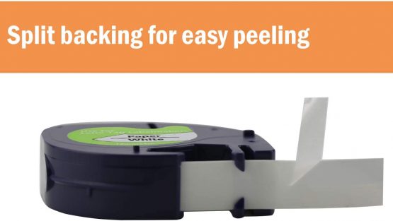 4X Compatible with DYMO LetraTag Paper White Tape 91200 S0721510 12mm x 4m Black on White Paper Refills Tape for DYMO LetraTag LT-100H LT-100T QX50 2000 XR XM Plus LabelMakers - Image 4