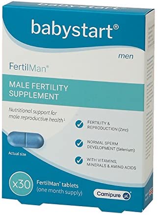 Babystart Fertility Supplements for Men, FertilMan 30 Tablets, 1 Month Supply, Male Fertility Vitamins with Zinc - Image 3