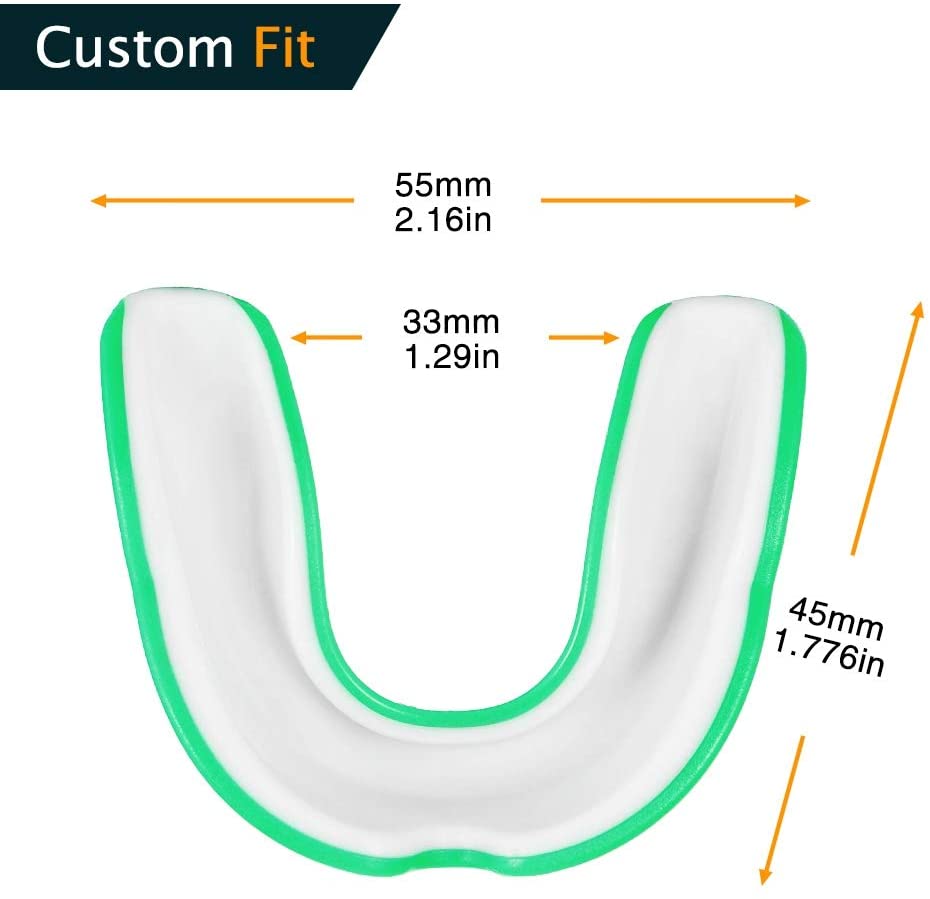 limewie 6 Pcs Sports Mouth Guards, Athletic Teeth Mouth Guards
