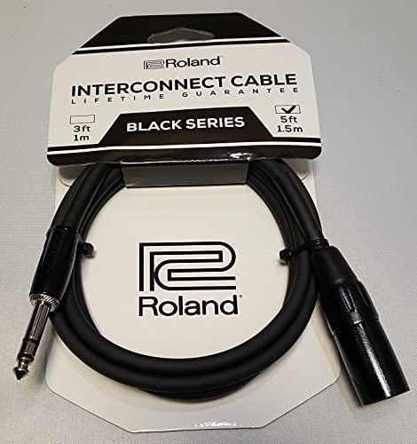 ROLAND Rcc-5-Trxm Interconnect Cables, Black, Copper,Black, 5ft/ 1.5m - Image 2