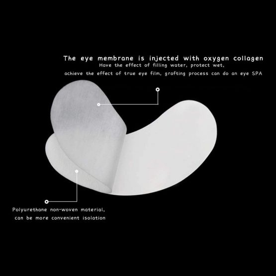 50 Pairs Eye Gel Pads, Lint Free Eyelash Patches, Under Eye Gel Pads for Pro Salon and Individual Eyelash Extension - Image 4