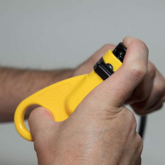 Coax Cable Stripper, Coaxial Cable Stripper, Cable Crimper, Punchdown Tool Klein Tools VDV110-061 - Image 4
