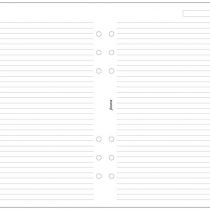 Filofax A5 Lined White Paper (B343008)