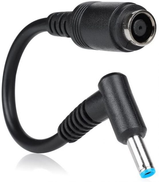 Ac Power Cord Charger Laptop Adapter Tip Connector Converter for HP Stream Spectre Pavilion Envy EliteBook Split Chromebook EliteBook Folio Female 7.4x5.0mm to 4.5x3.0mm