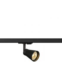 SLV 1-Phase AVO/Spotlight, LED spot, Ceiling, Track System, Interior Lighting / GU10 50W Black, Steel, 50 W