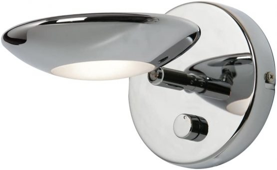 Oaks Lighting 760 WB CH Trento Adjustable Wall Light Polished Chrome Finish