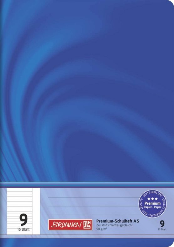 Brunnen 104570902 Exercise book A5 Vivendi (16 sheets, lined, with border) - Image 2