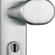 ABUS KLZS714 ER EK Protective Fitting with Cylinder Protection Round Stainless Steel 12227