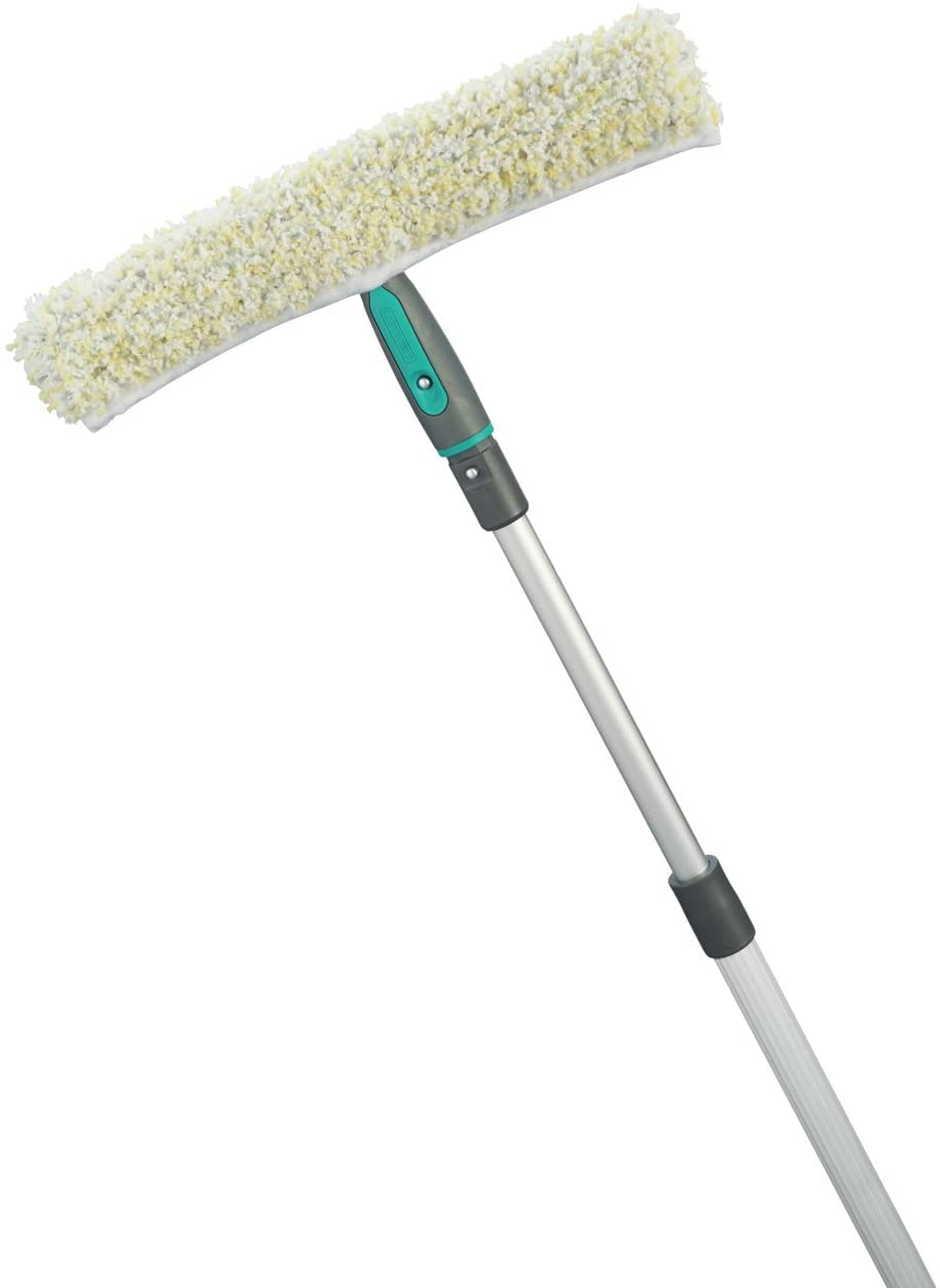 Leifheit Professional Window Washer 45 cm, Fits Top Lock Handle, Commercial Cleaning, Janitorial Range, Turquoise - Image 4