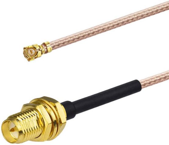 Bingfu RP-SMA Female Bulkhead to IPX IPEX U RG178 WiFi Aerial Antenna Adapter Cable 15cm (2-Pack) for Wireless Mini PCI Express PCIE Network Card WiFi Adapter FPV UAV Drone controller - Image 2