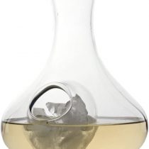 Bredemeijer Avallo LV02156 Decanter / Carafe 1.3 Litres Glass with Ice Cube Compartment 175 x 80 x 340 mm