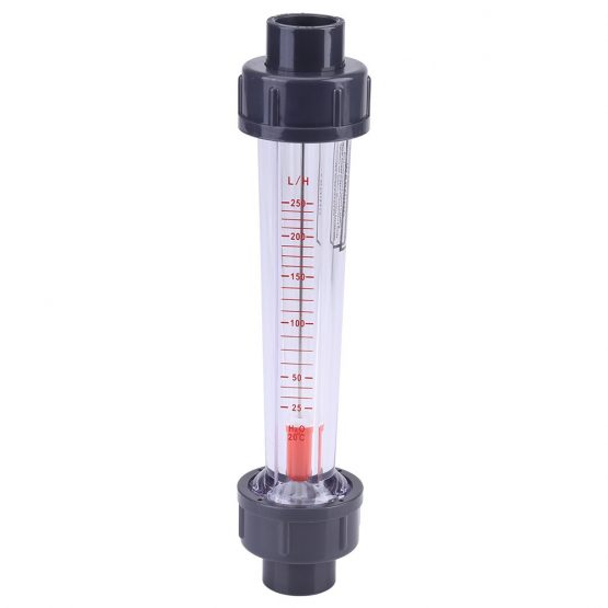Flowmeter Rotameter Plastic Tube Type Lzs-15 25-250L/H Instantaneous Water Liquid Flow Meter Dn15 1/2"