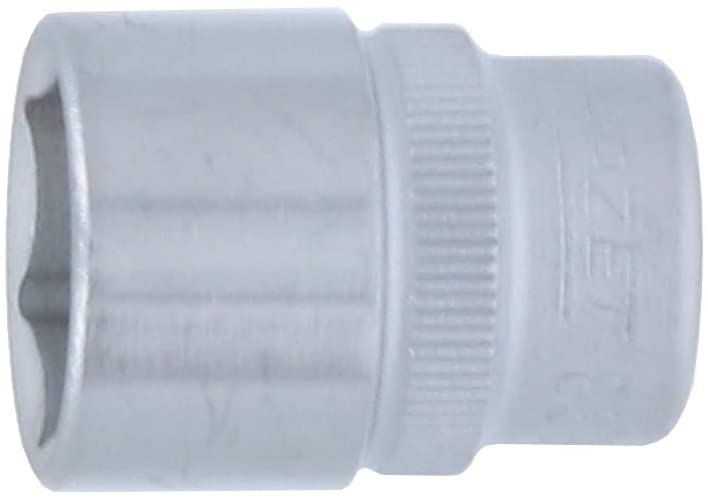HAZET 880-16 29.5 mm 6-Point Traction Profile Socket - Chrome-Plated/Polished, Schlüsselweite: 16 mm