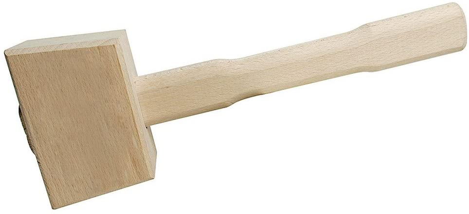 Silverline Wooden Mallet 115mm Face (273206), Wood/Wood, 1 - Pack