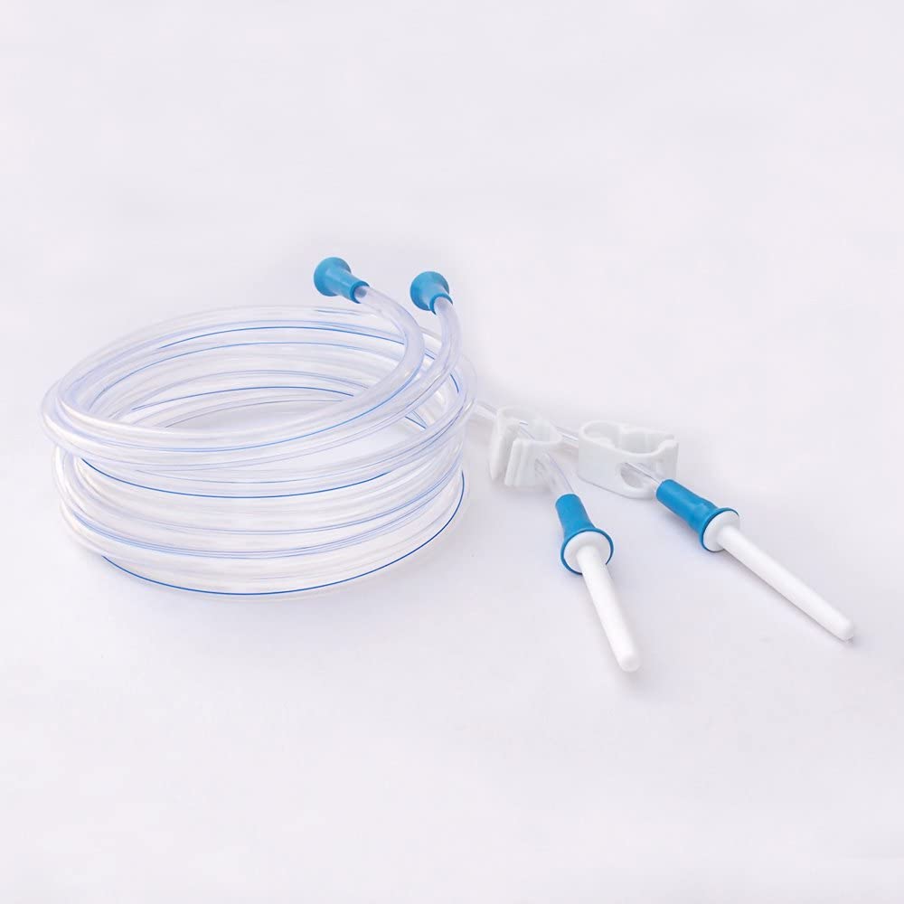 HealthAndYoga(TM) Replacement Enema Tubing with Clamp and Nozzle, Super Economical, Hygienic, Medical Grade PVC- 1.5 Meter - Image 3
