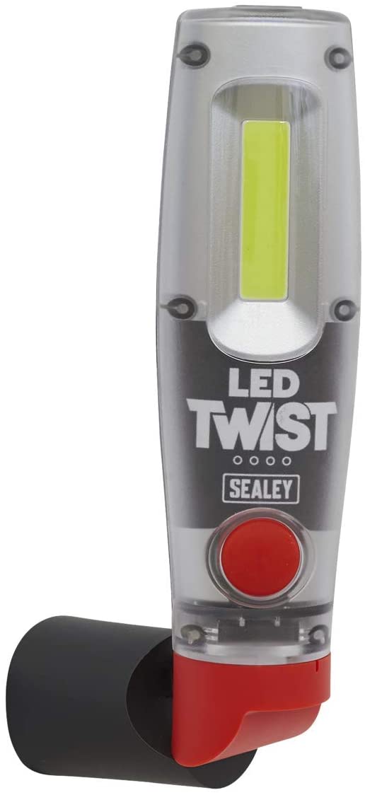 Sealey LED Twist Rechargeable Inspection Light 8W COB & 1W SMD - LED1001 - Image 4