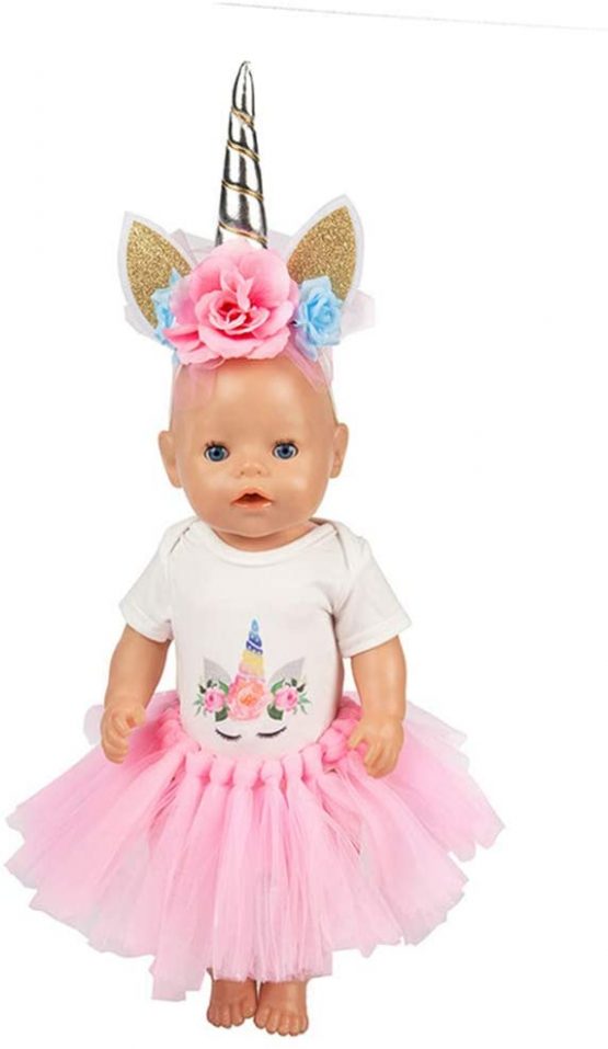 18 inch doll unicorn