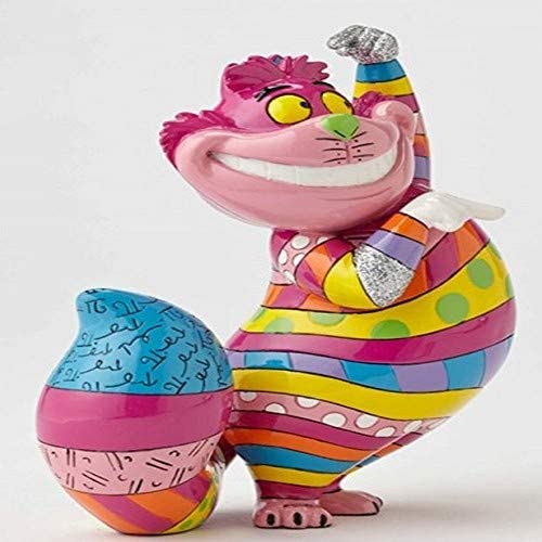 Enesco Romero Britto Cheshire Cat Figurine, Multi-coloured, 5.75 Inches - Image 4