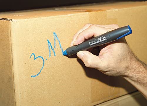 Pica Visor Permanent Refillable Longlife Industrial Marker Black 990/46, Black/White - Image 4