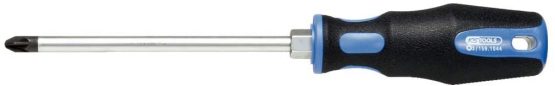 KS Tools 159.1040 ERGO+ screwdriver, POZIDRIV®, PZ1