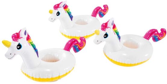 Intex 57506 Set of 3 Unicorn Coasters + 3 A, 41 x 20 cm