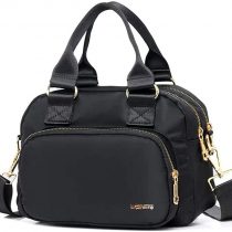 Nylon Shoulder Handbags for Women, OPXTO Waterproof Multi Pocket Purses and Cross-body Bags, High-dense Nylon Oxford Multi-function Lightweight Tote Bag.