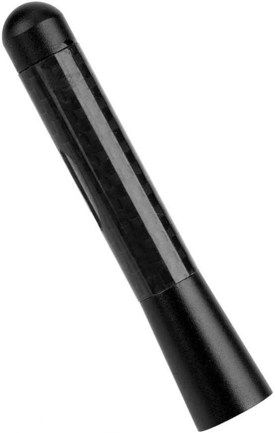 Mini Car Radio Antenna Carbon Fiber Antenna 3” Screw Radio Short Antenna Aerial Replacement for Universal Car Modification Car & Video Antennas(Black) - Image 4